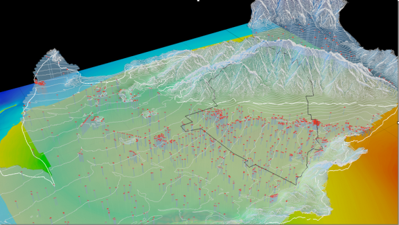 ALI GIS model/SFV basin