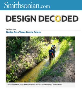 Design for a Water Scarce Future, Design Decoded--Smithsonian.com Design for a Water Scarce Future, Design Decoded--Smithsonian.com