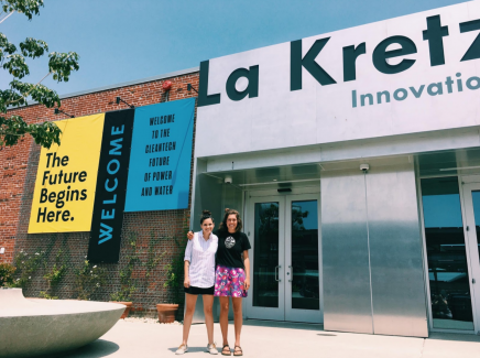 ALI’s two summer interns, Elizabeth Plascencia and Kathryn Jacaruso. 