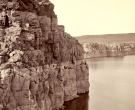 Carleton Watkins, The Dalles, Extremes of High & Low Water, 92 ft., Digital image courtesy of the Getty's Open Content Program.